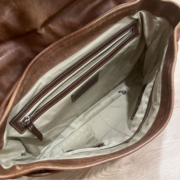 Coach Vintage Two Way Briefcase Brown Leather 70146 - Picture 8 of 11